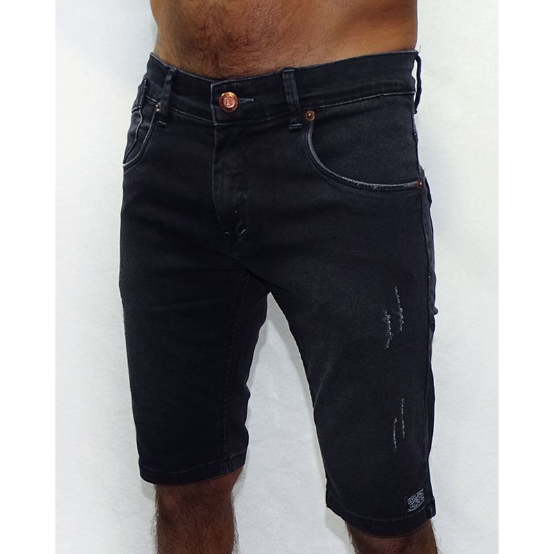 Bermuda-Jeans-Stretch-Uded-Black-Jeans