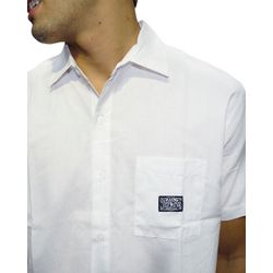 Crop-Camisa-Tecido-Solution-Metal-Branco